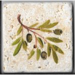 Decor provance rustic оливки-4 10x10 Декор из натурального травертина 